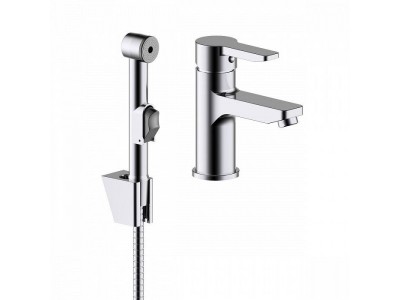 Смеситель для раковины с гигеническим душем IDDIS Sena (SENSB00i08)
