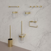 Планка на 3 крючка IDDIS Petite нержавеющая сталь, золото матовое (PETG0S3i41)