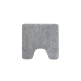 Коврик для ванной комнаты с вырезом, 50х50, микрофибра, серый, IDDIS, BTLT02Mi12