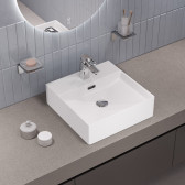 Умывальник накладной/подвесной, белый глянцевый, Bild, IDDIS, BILWS42i27