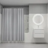 Штора для ванной, 200x180 см, PE, серый, IDDIS, P10PE18i11