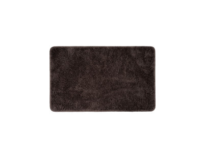 Коврик для ванной комнаты, 50x80, микрофибра, темно-коричневый, IDDIS, BSQS08Mi12