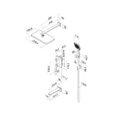 Встраиваемая система с тропическим, ручным душем и изливом, матовый черный, Parker, IDDIS, PARBL03i68