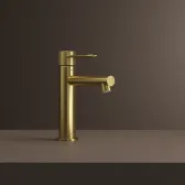 Смеситель для умывальника IDDIS Duna матовое золото (DUNMG00i01)