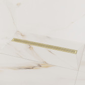 Лоток душевой IDDIS Perfex сифон 360, комбинированный затвор, перфорированная решетка, 800мм, золото (975B8MG20DZ)