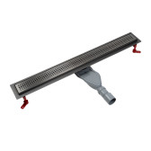 Лоток душевой IDDIS Perfex сифон 360, комбинированный затвор, перфор. решетка, 800мм, графит (975B8GM20DZ)