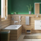 Смеситель для ванны IDDIS Slide белый матовый
