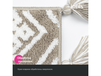 Коврик для ванной комнаты 50x80 микрофибра бежевый IDDIS Décor (DT02P58i12)