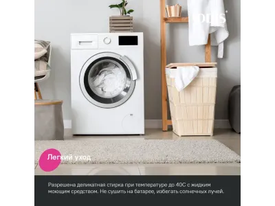 Коврик для ванной комнаты, 65х45, микрофибра, серый, IDDIS, (PSQS06Mi12)