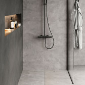 Лоток душевой, сифон 360, комбинированный затвор, двухсторонняя решетка, 500мм, хром, IDDIS, 975B5SB00DZ