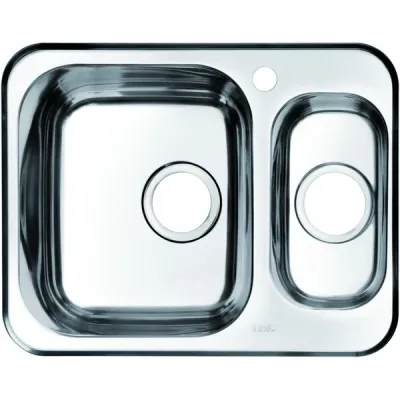 Мойка IDDIS Strit S нерж. сталь полир. 1 1/2 чаша слева 605*480 (STR60PXi77)