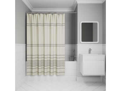 Штора для ванной IDDIS Base 200x240 см, Полиэстер (BD01P24i11)