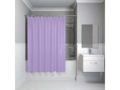 Штора IDDIS для ванной 200x180 см светло-фиолетовый PE (P08PE18i11)