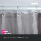 Штора для ванной IDDIS Base 200x240 см, Полиэстер (BD02P24i11)