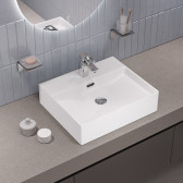 Умывальник накладной/подвесной, белый глянцевый, Bild, IDDIS, BILWS50i27