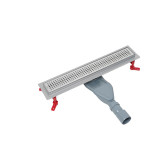 Лоток душевой, сифон 360, комбинированный затвор, перфорированная решетка, 500мм, хром, IDDIS, 975B5SB20DZ