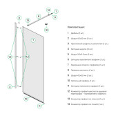 Душевая перегородка IDDIS 120x195 (SLI8GS2i23)