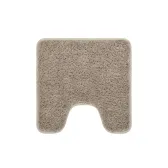 Коврик для ванной комнаты с вырезом, 50х50, микрофибра, светло-коричневый, IDDIS, BTLT07Mi12