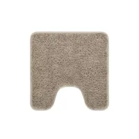 Коврик для ванной комнаты с вырезом, 50х50, микрофибра, светло-коричневый, IDDIS, BTLT07Mi12