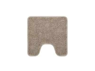 Коврик для ванной комнаты с вырезом, 50х50, микрофибра, светло-коричневый, IDDIS, BTLT07Mi12