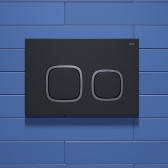 Клавиша смыва IDDIS Unifix универсальная, чёрная 004 (UNIS4BCi77)