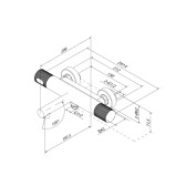 Смеситель для ванны с термостатом IDDIS Duna глянцевый хром (DUNSB02i74WA)