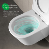 Подвесной безободковый унитаз IDDIS Ray
