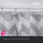 Штора для ванной IDDIS 200x180 см, Полиэстер (BR02P18i11)