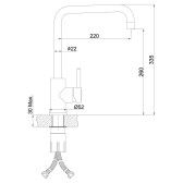 Смеситель для кухонной мойки Lemark Expert (LM5077S)