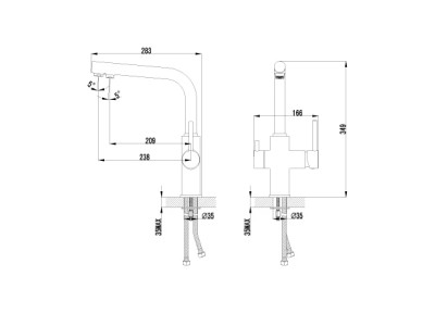 Смеситель для кухонной мойки Lemark Comfort (LM3060C)