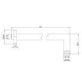 Держатель для верхнего душа Lemark (LM5887C)