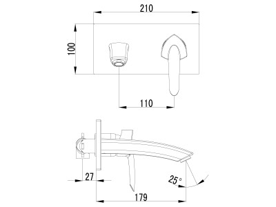 Смеситель для раковины Lemark Mars (LM3526C)