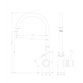Смеситель для кухонной мойки Lemark Comfort  (LM3072C	)