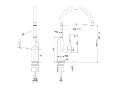 Смеситель для кухонной мойки Lemark Expert (LM5079S)