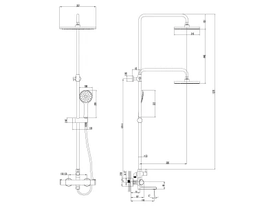 Душевая программа для ванны Lemark Yeti (LM7862C)