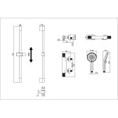 Смеситель Lemark Beluga для душа, термостатический (LMF-8044B-BRLG)