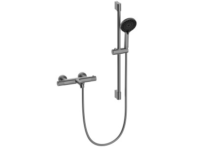 Смеситель Lemark Beluga для ванны, термостатический (LMF-8042B-GM)