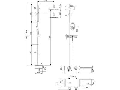 Душевая программа  Lemark Tropic (LM7009C)