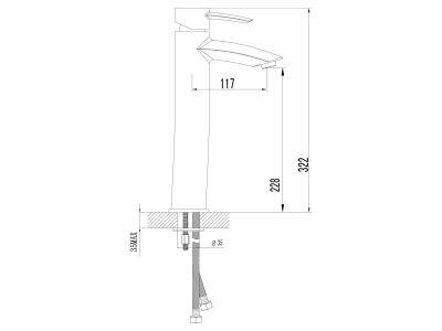 Смеситель для раковины Lemark Atlantiss (LM3209C)