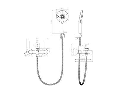 Смеситель Lemark Minima (LM3814C) для ванны