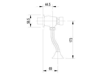 Смеситель для писсуара Lemark Project (LM4612C)