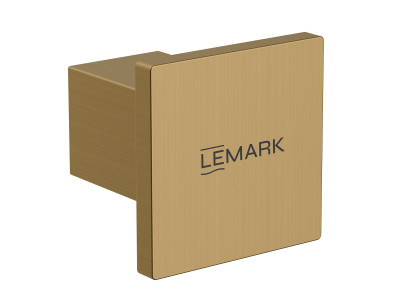 Крючок для полотенец Lemark VALDAY, сталь, брашированное золото (LMA-8111S-BRG)