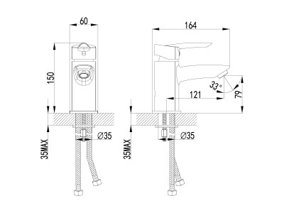 Смеситель для раковины Lemark Mars (LM3506C)