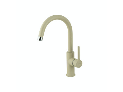 Смеситель для кухни Lemark COMFORT с подключением к фильтру питьевой воды, цвет: бежевый (LM3073PBG)