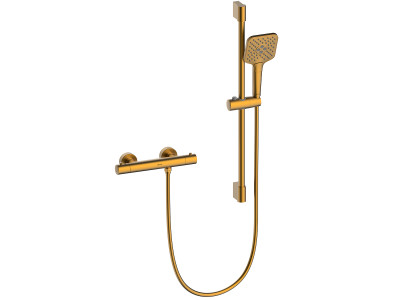 Смеситель Lemark Valday для душа, термостатический (LMF-8144B-BRG)