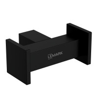 Крючок для полотенец Lemark VALDAY, сталь, матовый черный (LMA-8111S1-BL)