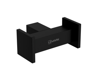 Крючок для полотенец Lemark VALDAY, сталь, матовый черный (LMA-8111S1-BL)