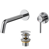 Смеситель Lemark Beluga для раковины встраиваемый (LMF-8033B-C)