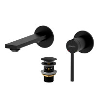 Смеситель Lemark Valday для раковины, встраиваемый (LMF-8133B-BL)