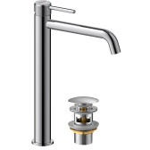 Смеситель Lemark Beluga для раковины высокий (LMF-8015B-C)